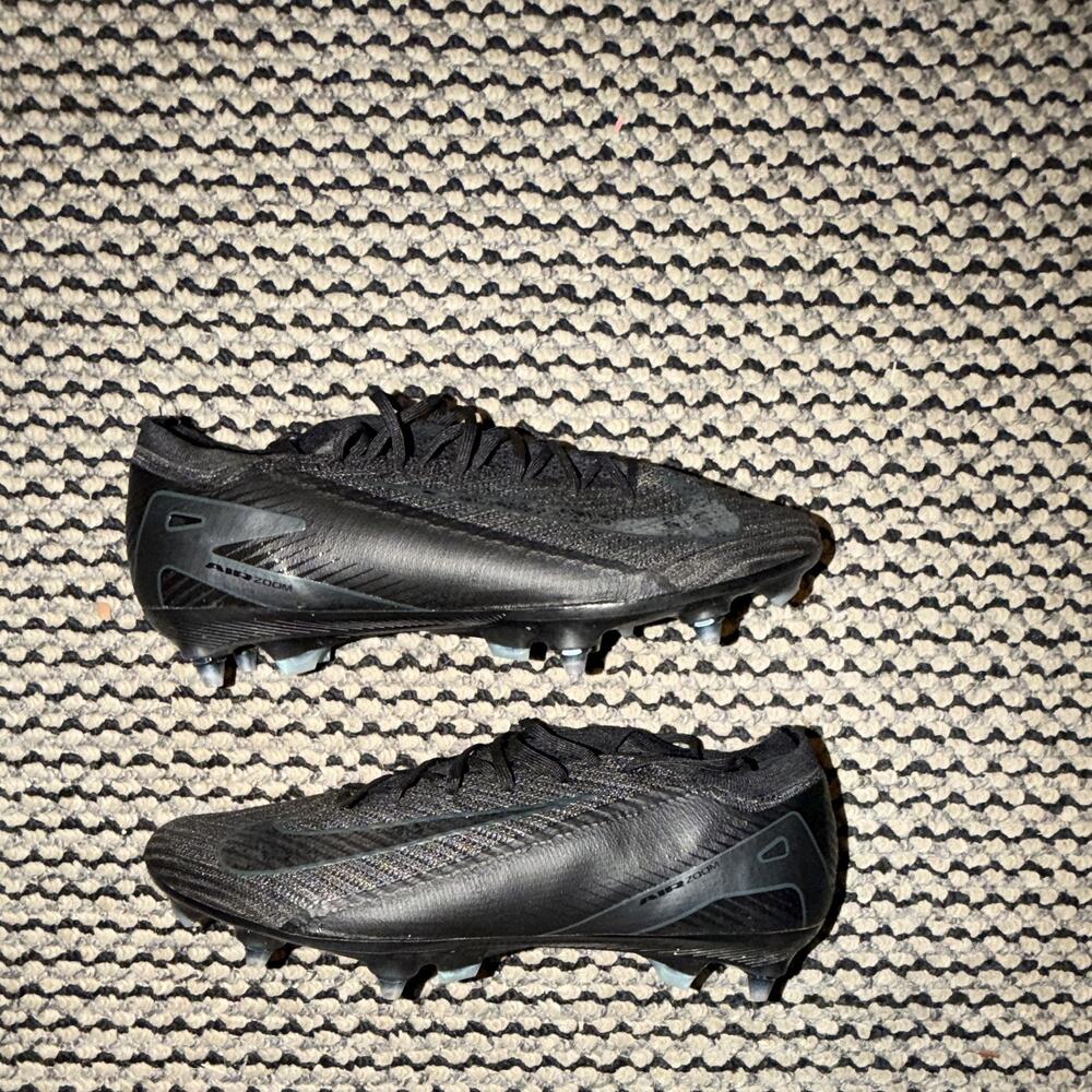 Nike Mercurial Soft Ground (Metal Studs) Cleats Black Men's US 11.5 Medium (D)